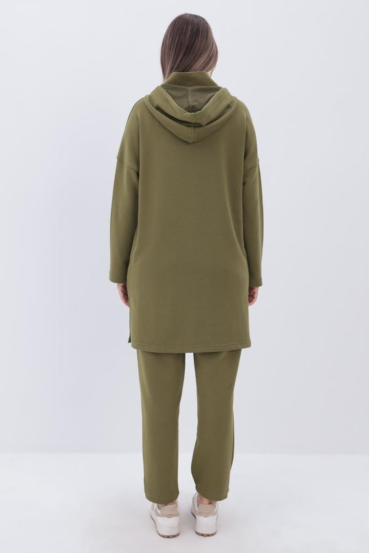TLD Women Allday Haki Hooded Pantsuit - Sandy