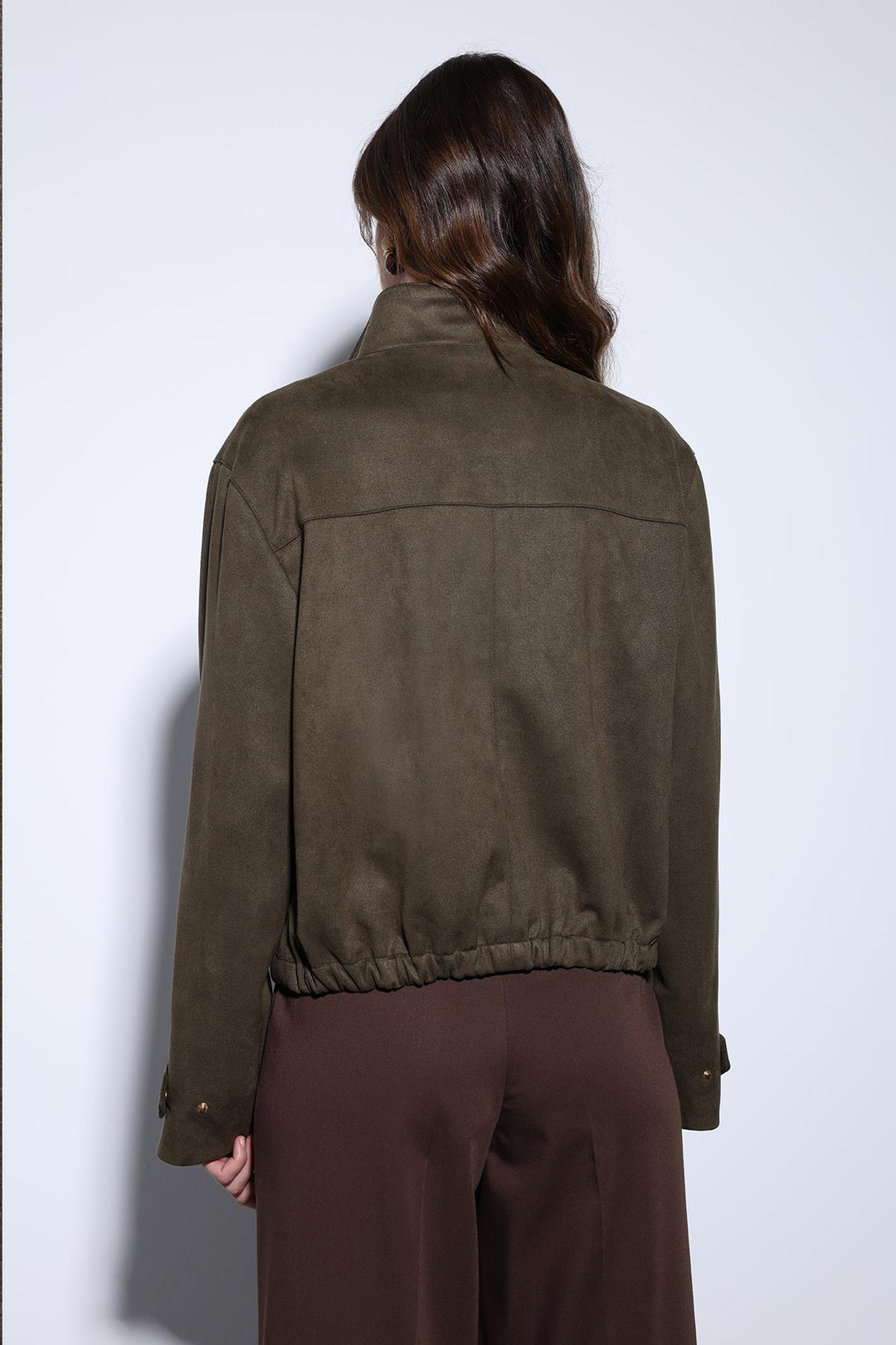 ANT Antioch Khaki Suede Bomber Jacket - Ciudad de Ceuta