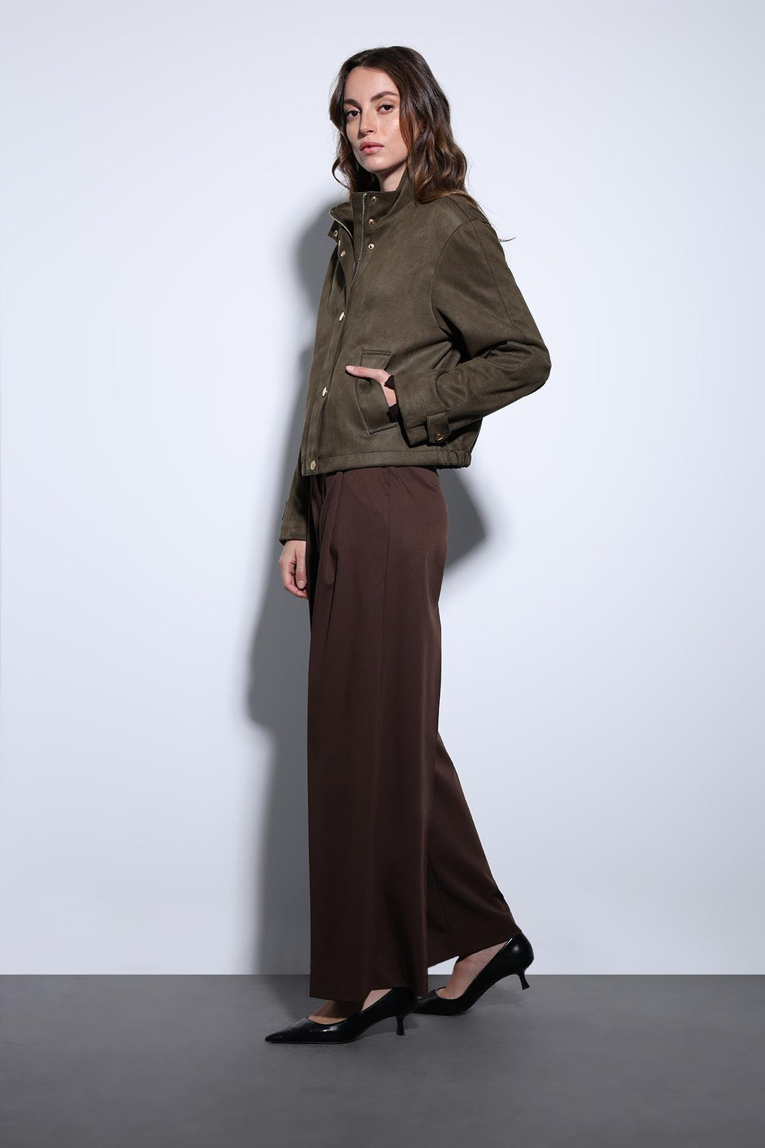 ANT Antioch Khaki Suede Bomber Jacket - Ciudad de Ceuta