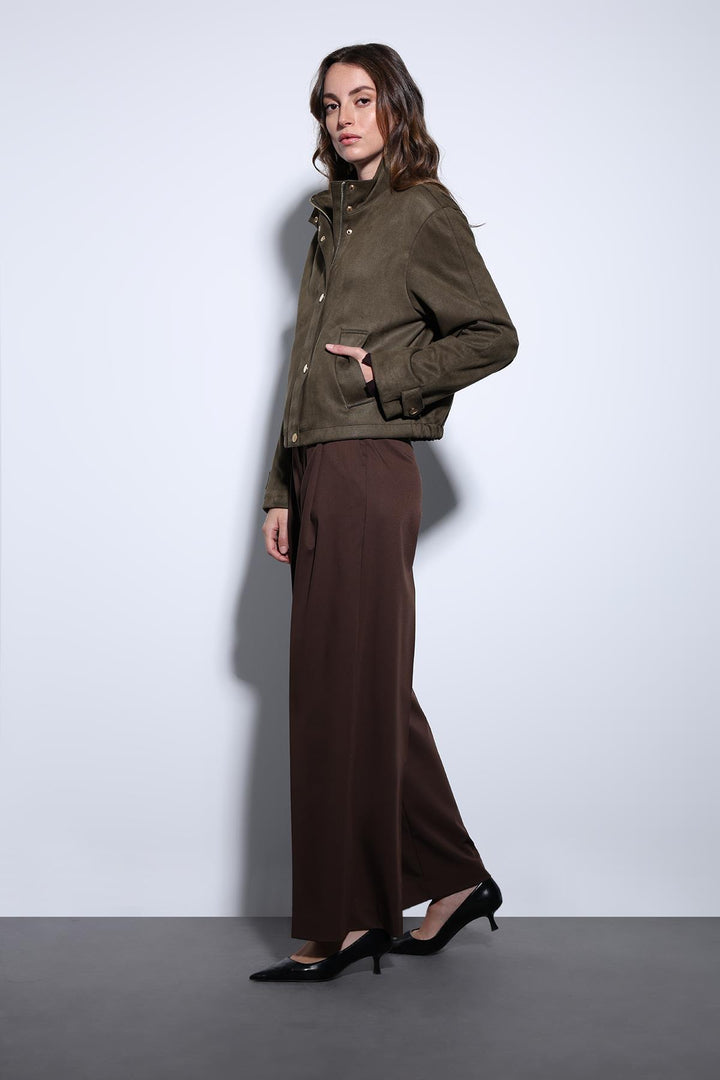 ANT Antioch Khaki Suede Bomber Jacket - Ciudad de Ceuta