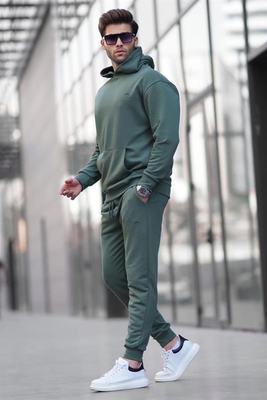 MDX Haki Green Hooded Basic Tracksuit 5928 - Vilvoorde