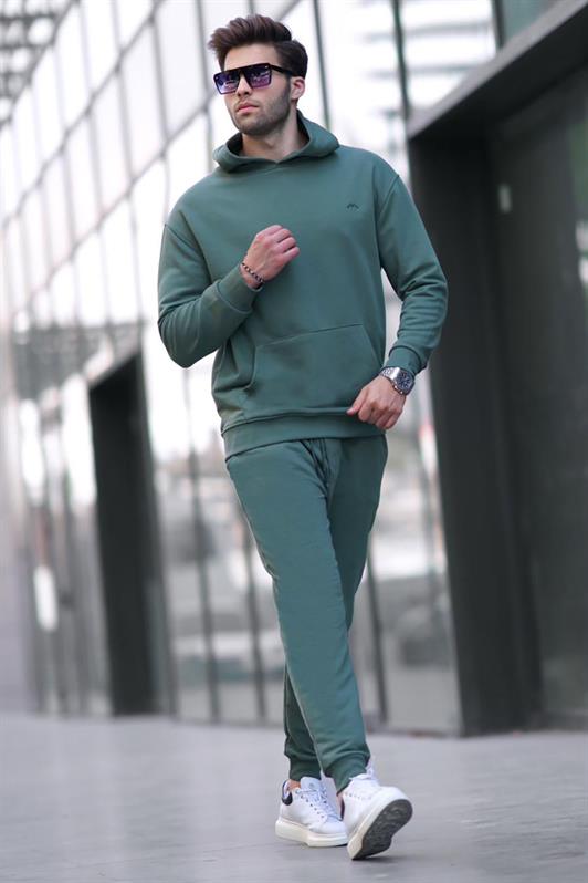 MDX Haki Green Hooded Basic Tracksuit 5928 - Vilvoorde