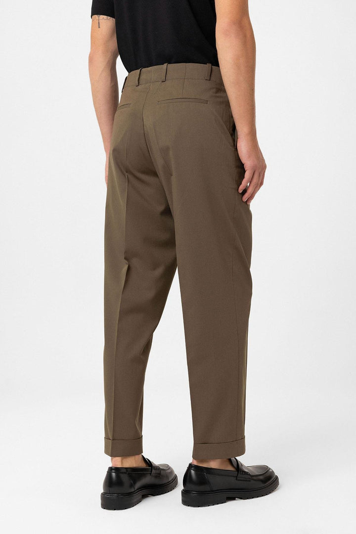 ANT Antioch Haki Yüksek Bel Straight Fit Erkek Pantolon - Târgu Jiu