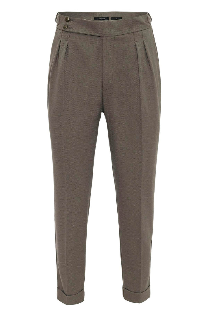 ANT Antioch High-Waisted Belted Pleated Fabric Pants - Methuen Town