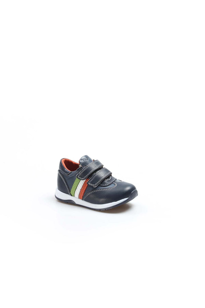 FST Genuine Leather Baby Casual Shoes 006BA800 Navy Blue - Germantown