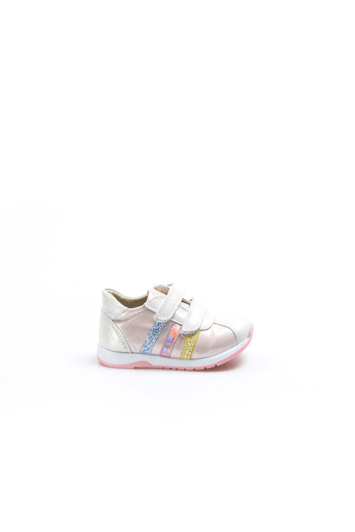 FST Genuine Leather Baby Casual Shoes 006BA800 Silver Pink - San Jacinto