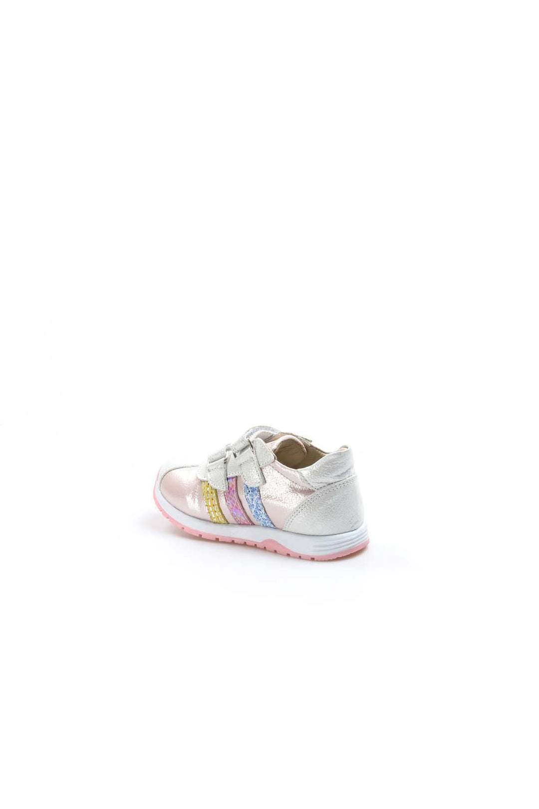 FST Genuine Leather Baby Casual Shoes 006BA800 Silver Pink - San Jacinto