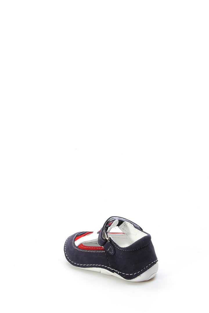 حذاء FST كاجوال للأطفال من الجلد الطبيعي 891BA503 Tommy Navy Blue - Axochiapan