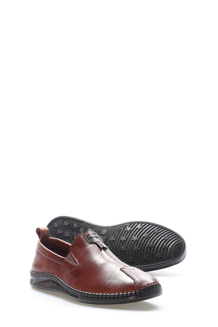 FST Genuine Leather Men's Casual Shoes 126MA308 Brown - San José Villa de Allende