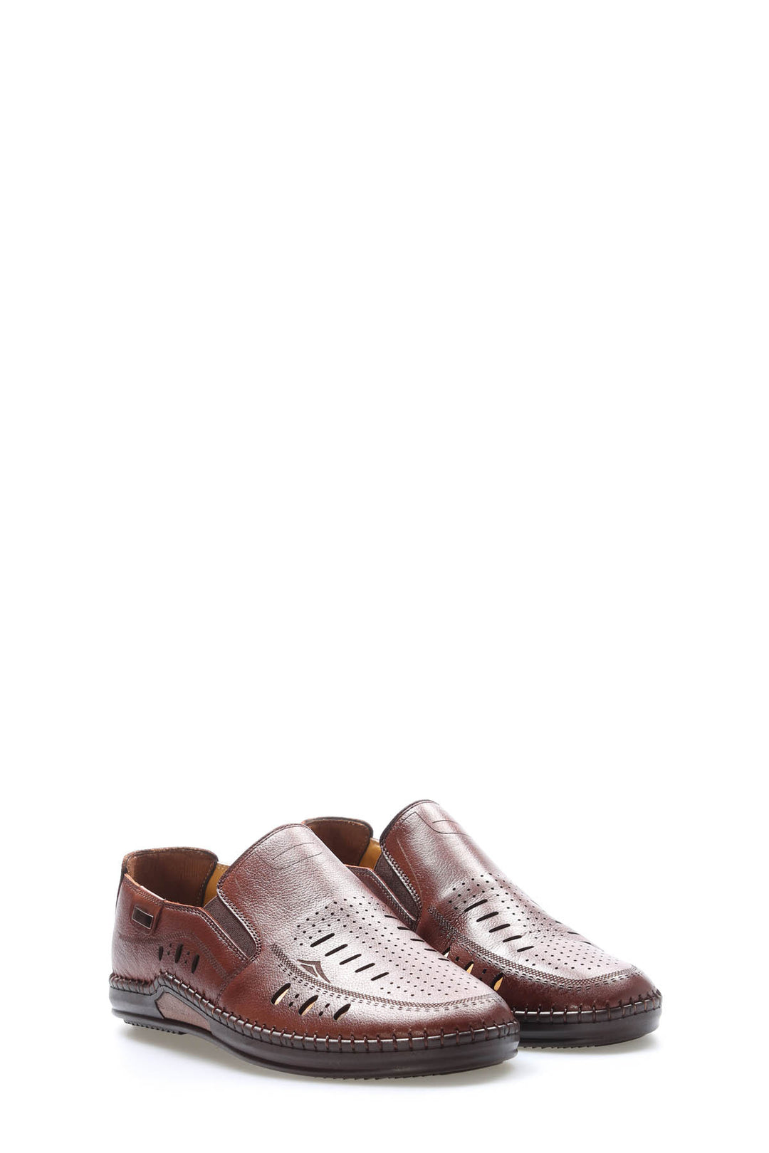 FST Genuine Leather Men's Casual Shoes 126MA410 Brown - Lancaster