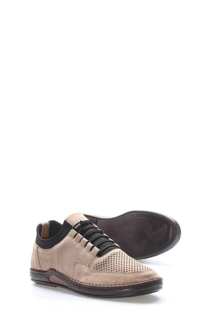 FST Genuine Leather Men's Casual Shoes 126MA420 Sand Nubuck - Tempe