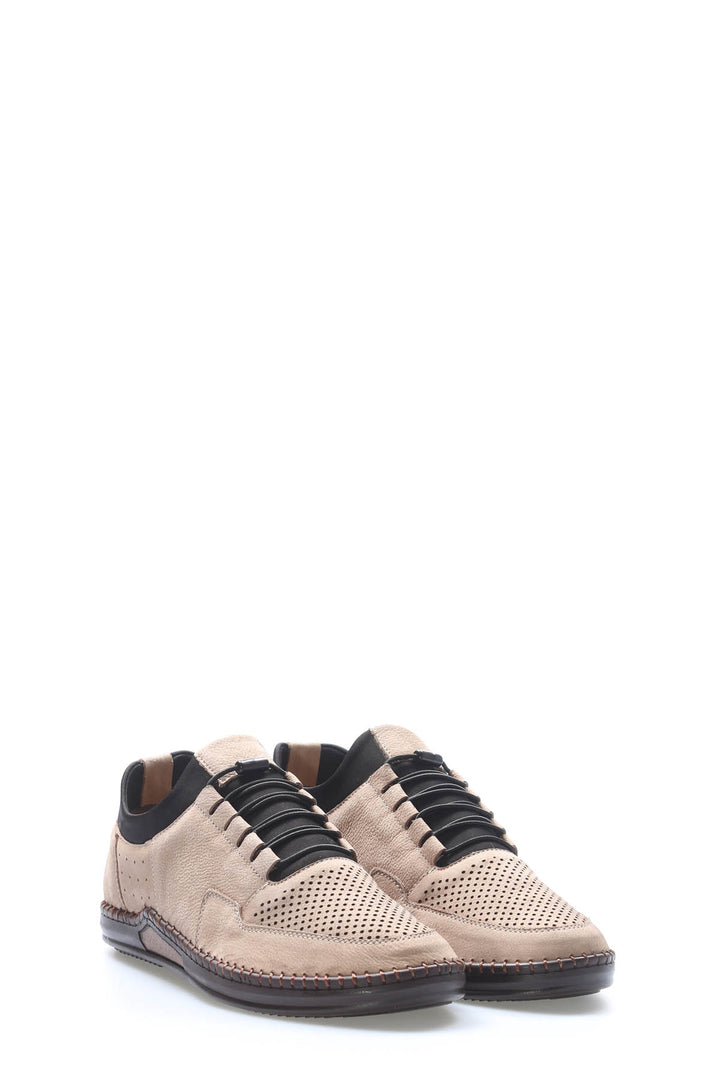 FST Genuine Leather Men's Casual Shoes 126MA420 Sand Nubuck - Tempe