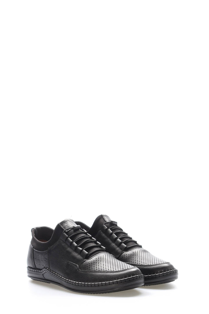 FST Genuine Leather Men's Casual Shoes 126MA420 Black - Enid