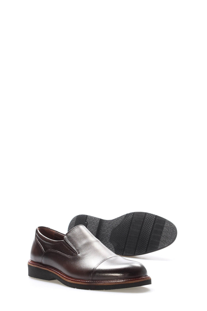 FST Genuine Leather Men's Casual Shoes 126MA916 Brown - La Presa