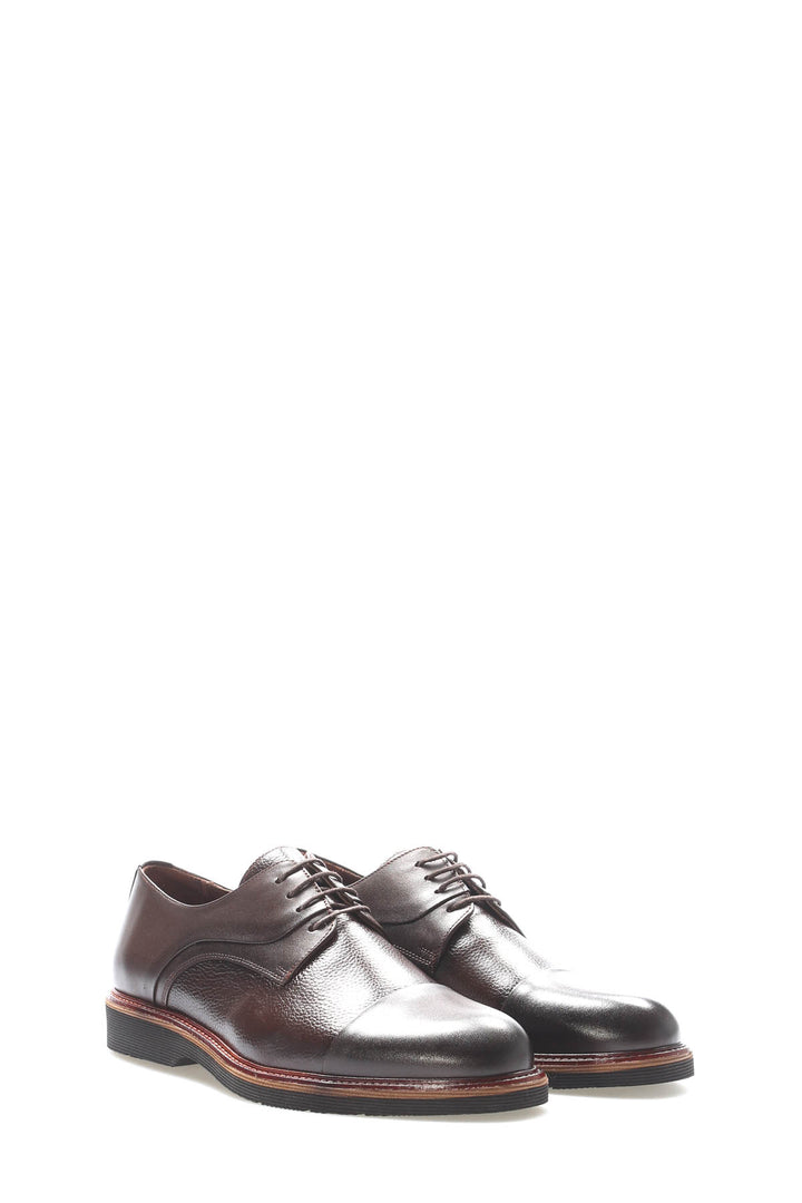 FST Genuine Leather Men's Casual Shoes 126MA975 Brown - Krasnyi Luch