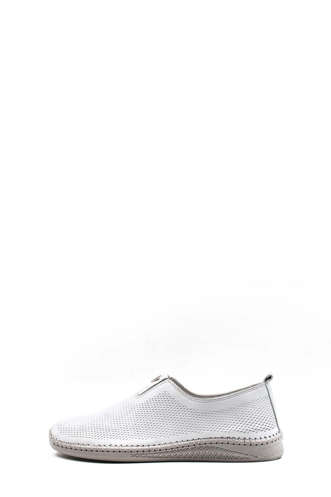 FST Genuine Leather Men's Casual Shoes 127MA614-B White - Sankt Pölten
