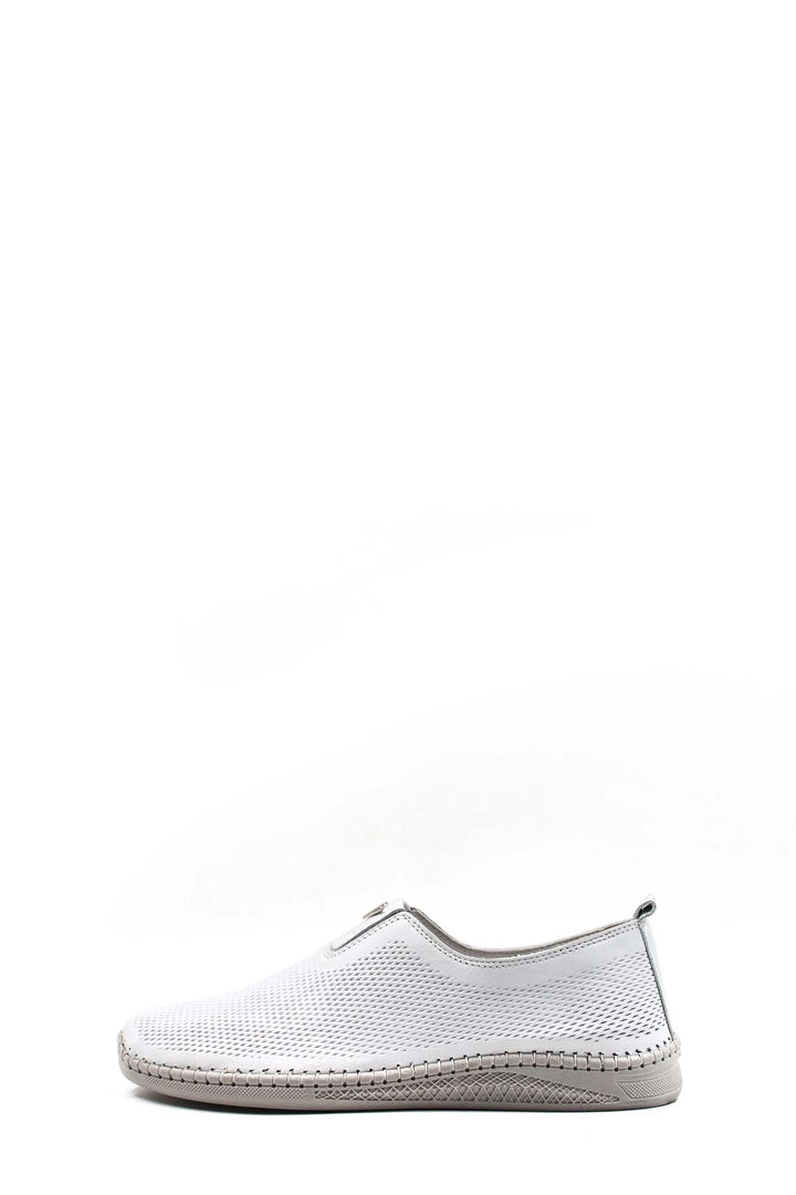 FST Genuine Leather Men's Casual Shoes 127MA614-B White - Sankt Pölten
