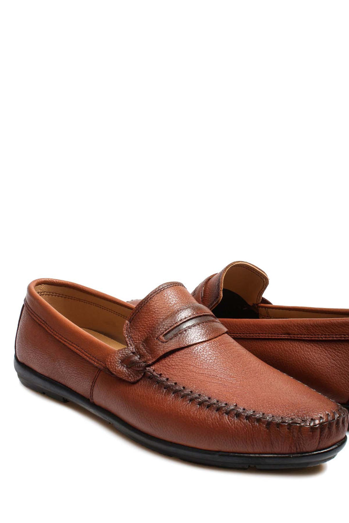 FST Genuine Leather Men's Casual Shoes 585MA203 Tabacco - Frechen