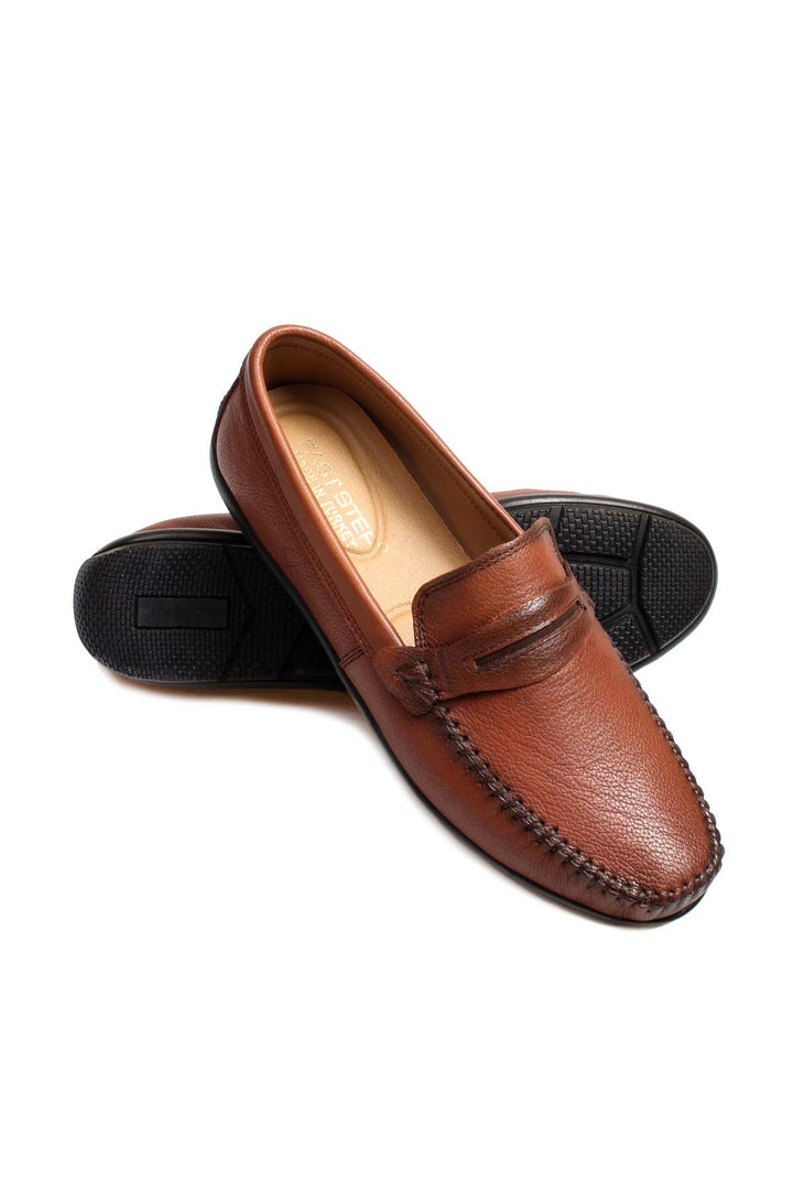 FST Genuine Leather Men's Casual Shoes 585MA203 Tabacco - Frechen