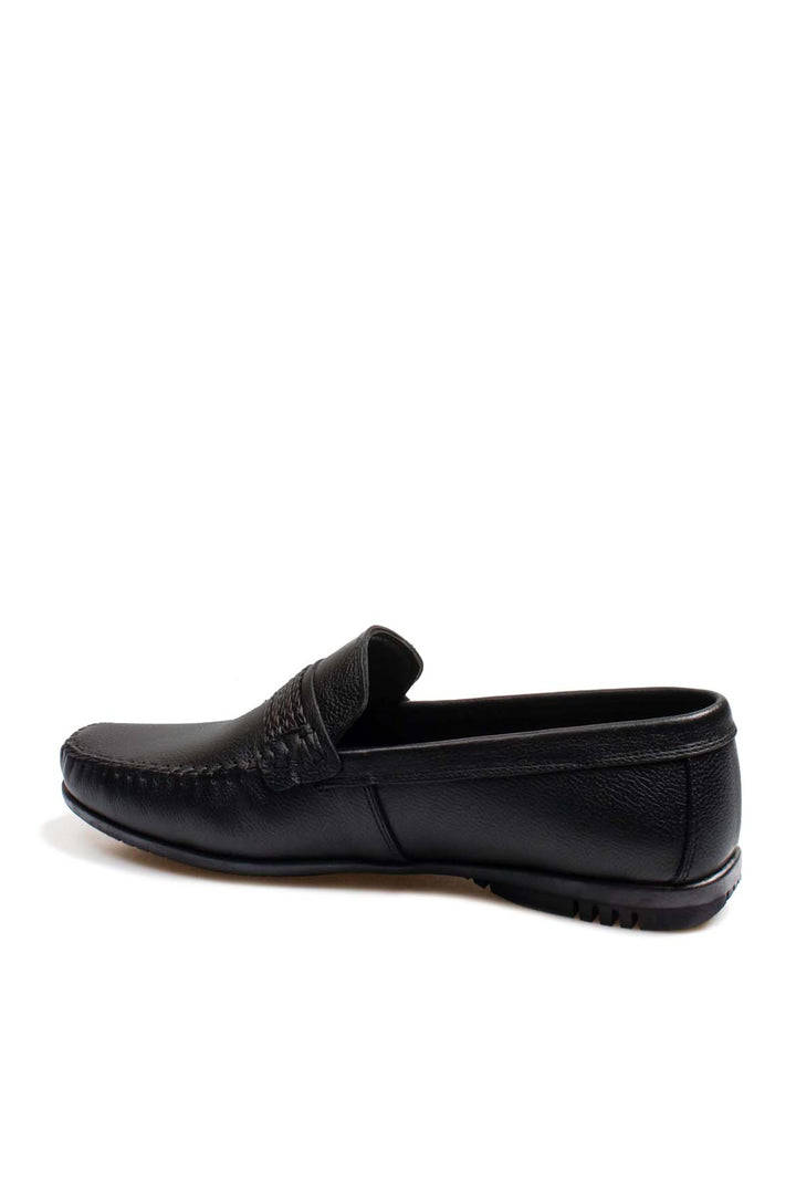 FST Genuine Leather Men's Casual Shoes 585MA204 Black - Reggio di Calabria