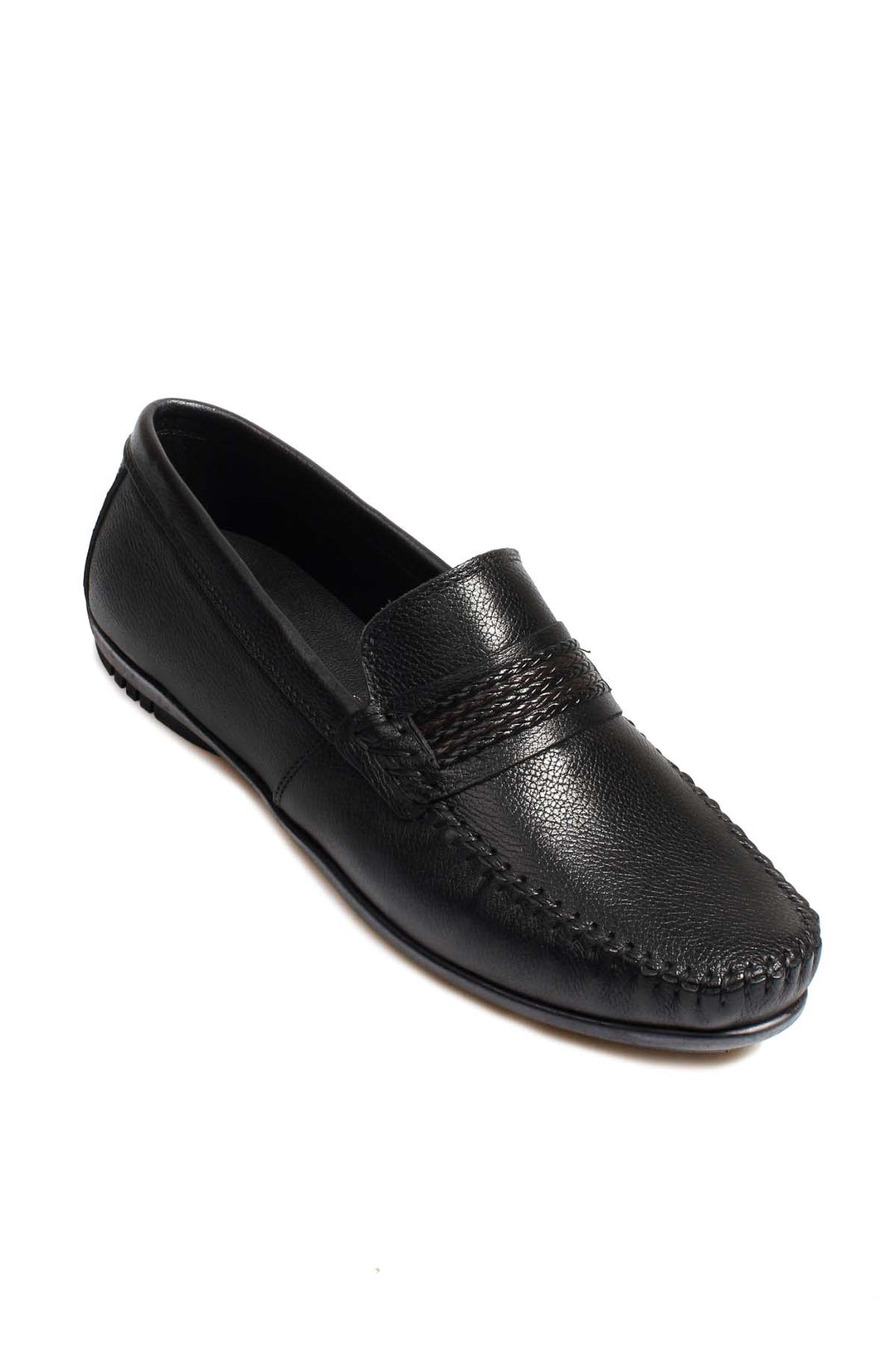 FST Genuine Leather Men's Casual Shoes 585MA204 Black - Reggio di Calabria