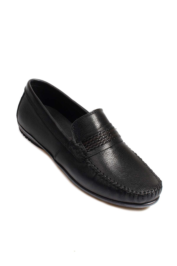 FST Genuine Leather Men's Casual Shoes 585MA204 Black - Reggio di Calabria