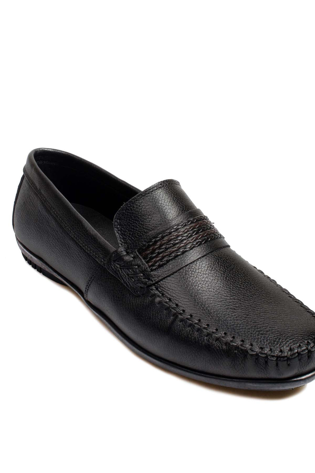 FST Genuine Leather Men's Casual Shoes 585MA204 Black - Reggio di Calabria