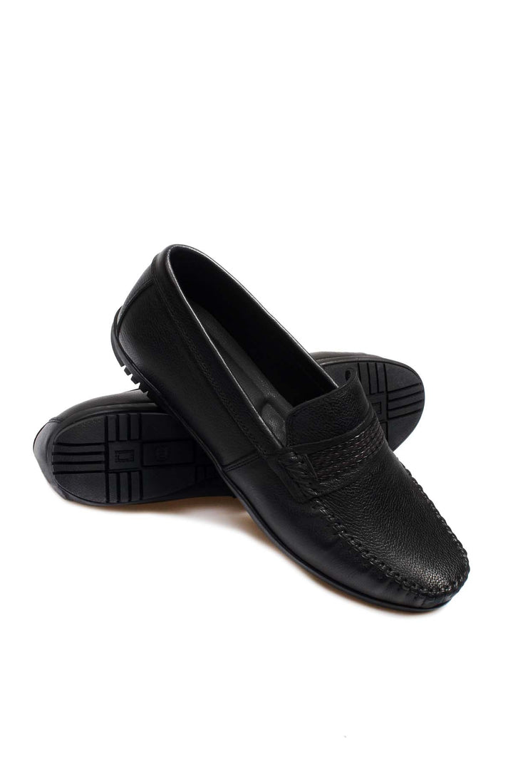 FST Genuine Leather Men's Casual Shoes 585MA204 Black - Reggio di Calabria