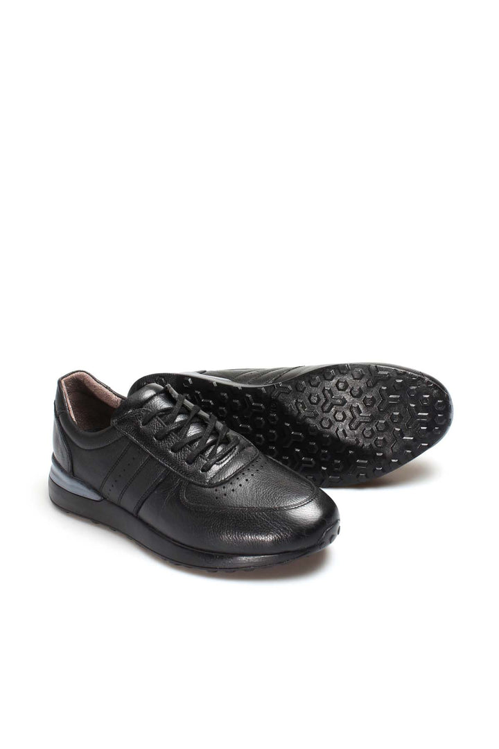 FST Genuine Leather Men's Casual Shoes 585MA707 Black - Montauban