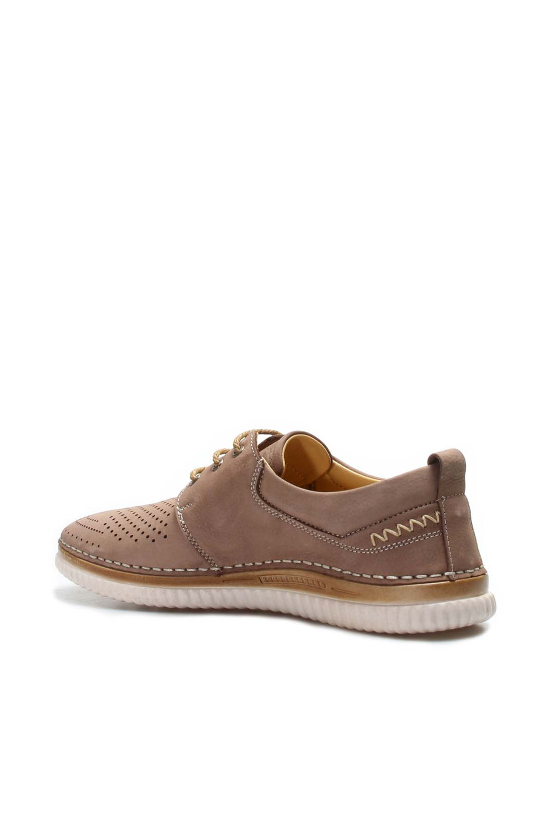 FST Genuine Leather Men's Casual Shoes 662MA46 Beige Nubuck - Jocotepec