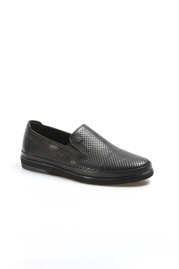 FST Genuine Leather Men's Casual Shoes 711MA151-2291 Black - Toowoomba