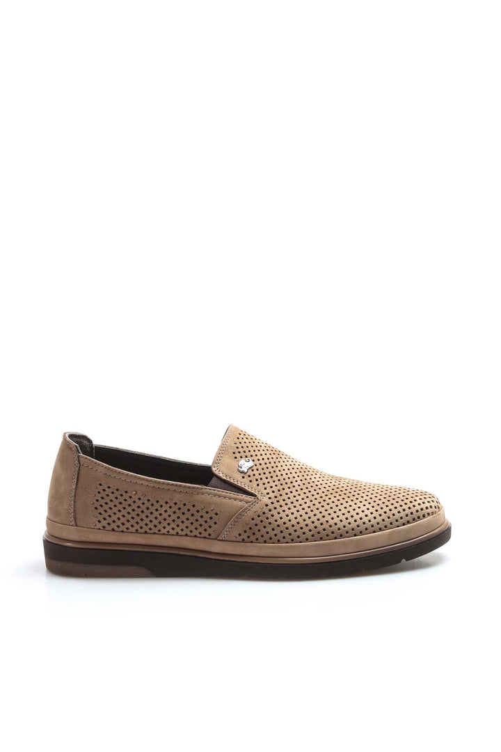 FST Genuine Leather Men's Casual Shoes 711MA151-2291 Beige Nubuck - Arlington
