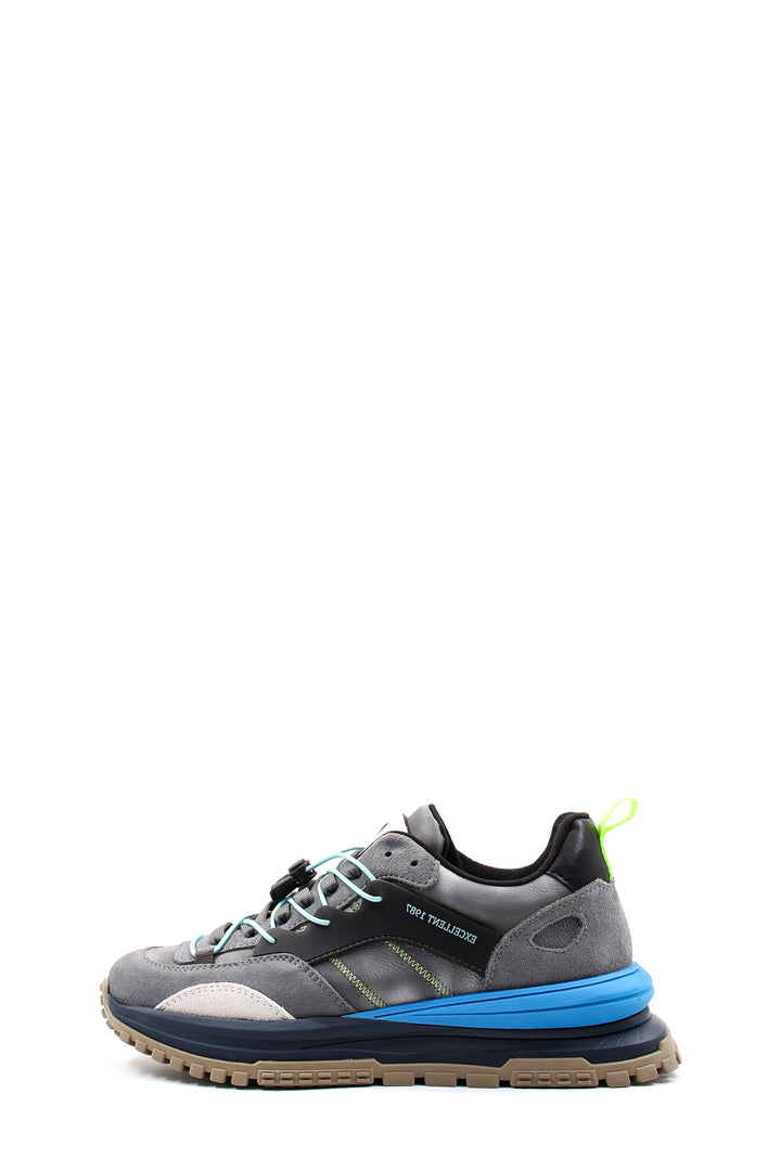 FST حذاء كاجوال جلد طبيعي للرجال 717MA18270 M DENIM BLUE - Zevenaar