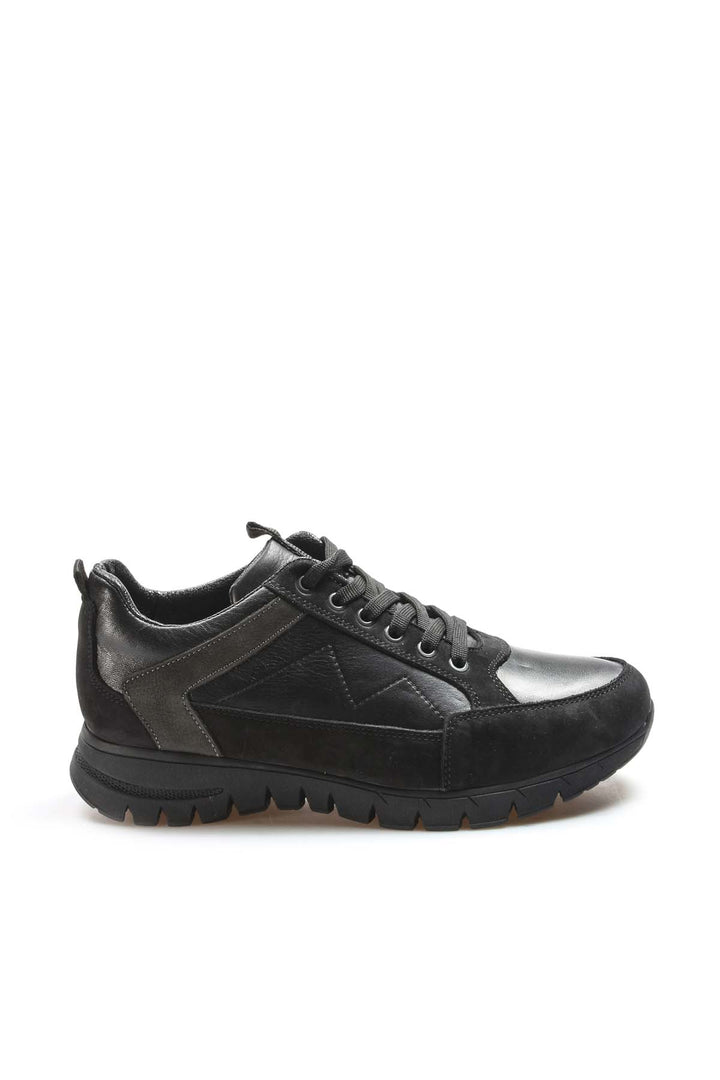 FST Genuine Leather Men's Casual Shoes 723MBA2021 Black - Palma