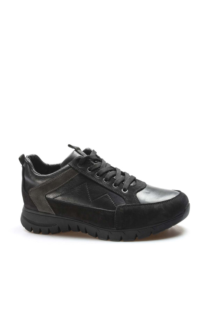 FST Genuine Leather Men's Casual Shoes 723MBA2021 Black - Palma