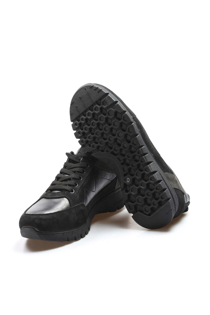 FST Genuine Leather Men's Casual Shoes 723MBA2021 Black - Palma