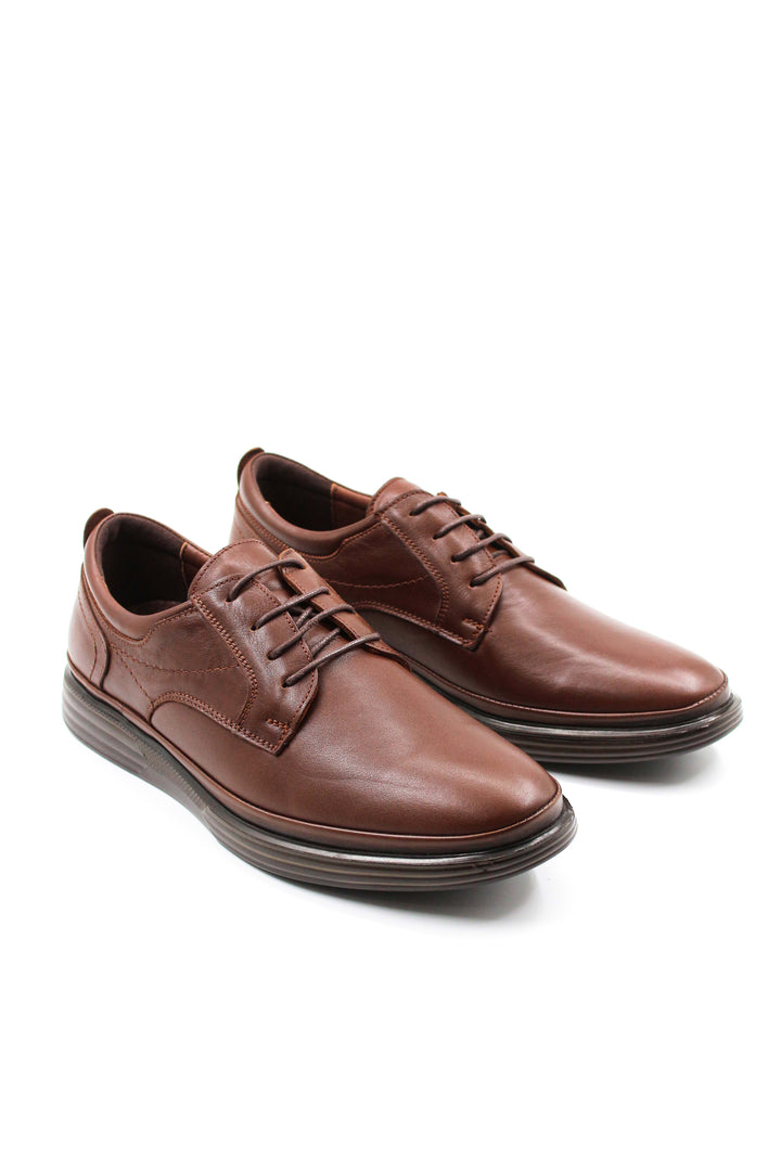 FST Genuine Leather Men's Casual Shoes 726MA4011 Brown - Braga