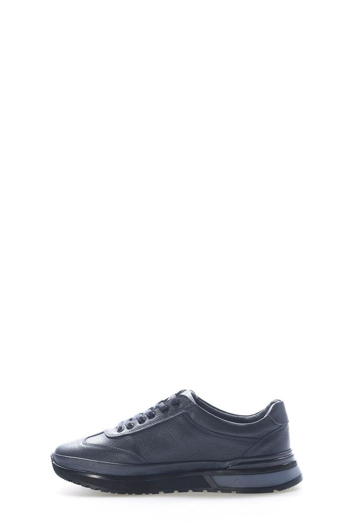 FST Genuine Leather Men's Casual Shoes 856MA3279 Navy Blue - Teramo