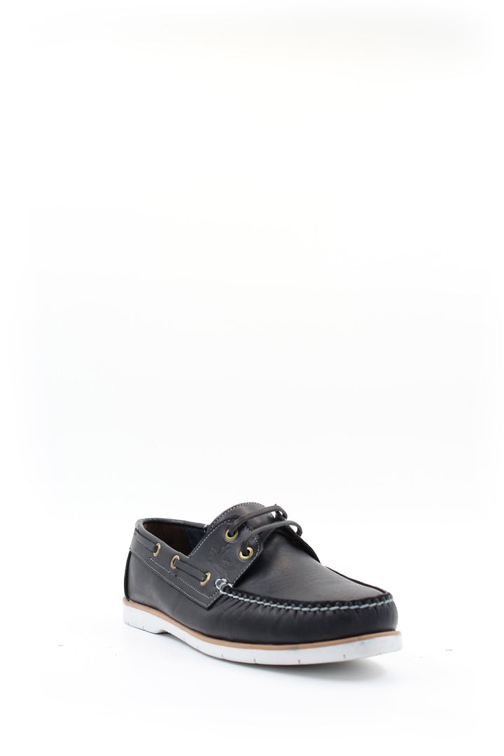 FST Genuine Leather Men's Casual Shoes 858XATIMBIR Navy Blue - Grand Island