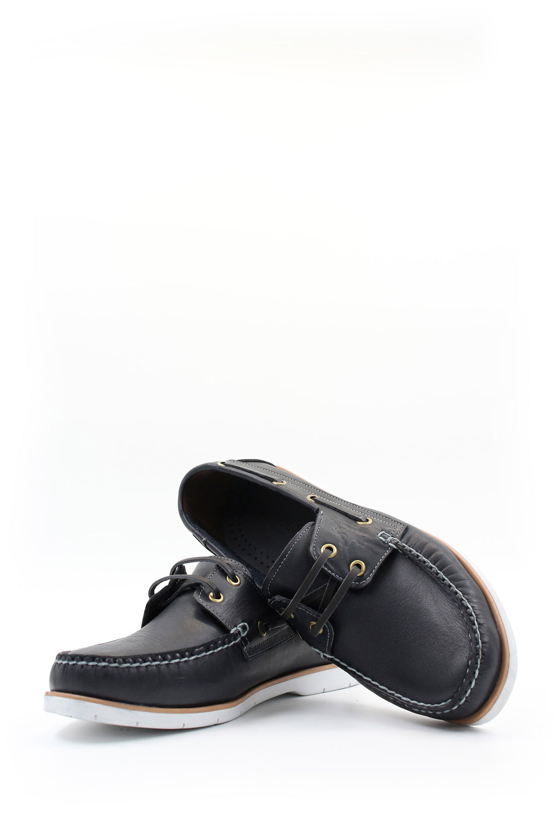 FST Genuine Leather Men's Casual Shoes 858XATIMBIR Navy Blue - Grand Island