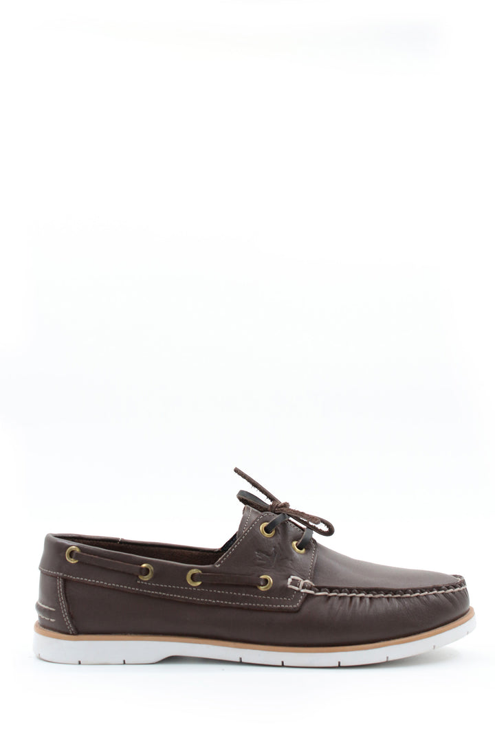 FST Genuine Leather Men's Casual Shoes 858XATIMBIR Brown - Kalamáta