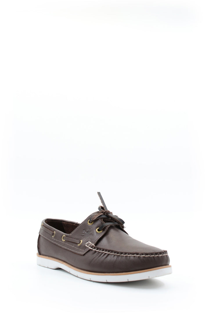 FST Genuine Leather Men's Casual Shoes 858XATIMBIR Brown - Kalamáta