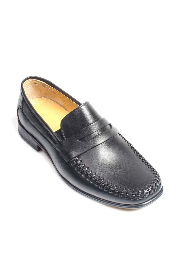FST Genuine Leather Men's Casual Shoes 950MA091T Black - Krasnodon