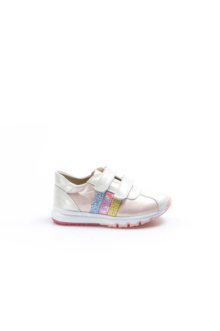 FST Genuine Leather Boys Casual Shoes 006PA800 Silver Pink - Rowlett