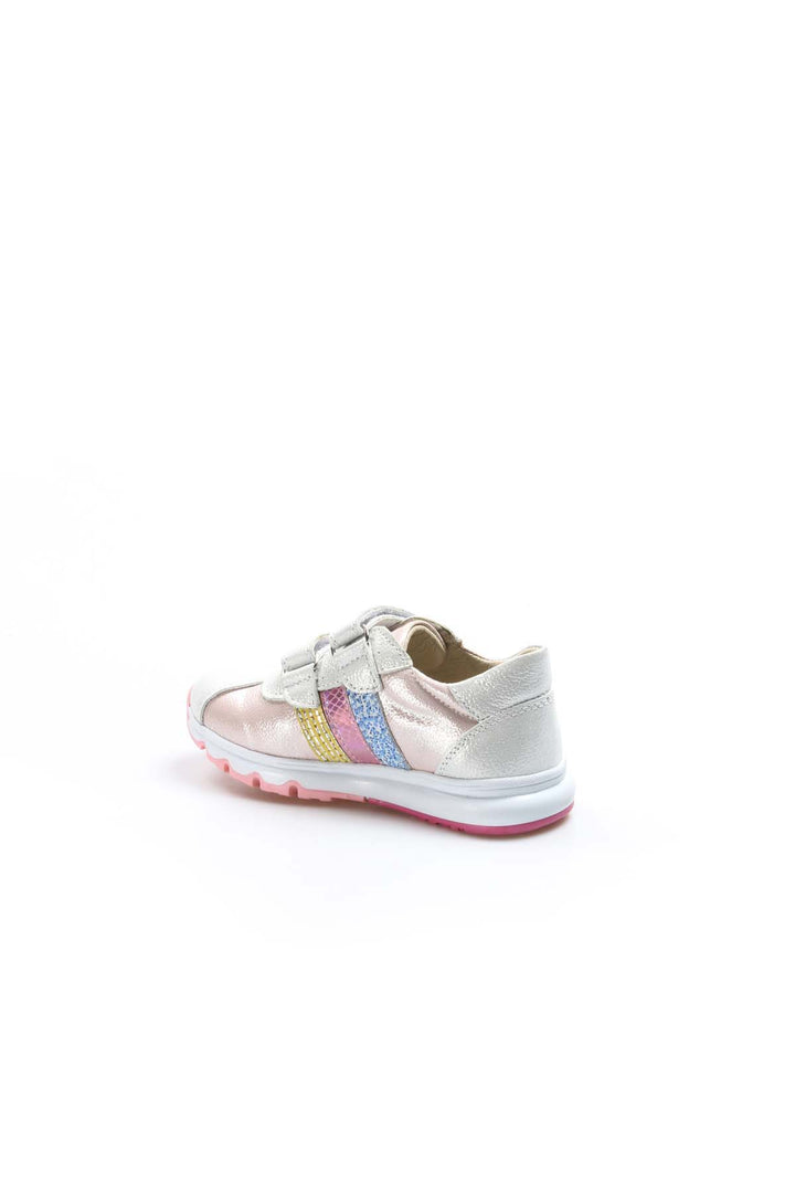 FST Genuine Leather Boys Casual Shoes 006PA800 Silver Pink - Rowlett
