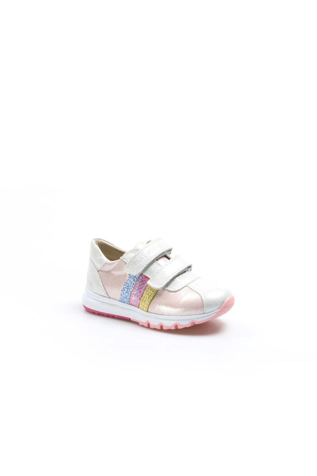 FST Genuine Leather Boys Casual Shoes 006PA800 Silver Pink - Rowlett