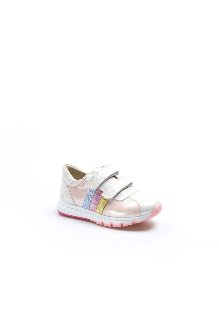 FST Genuine Leather Boys Casual Shoes 006PA800 Silver Pink - Rowlett
