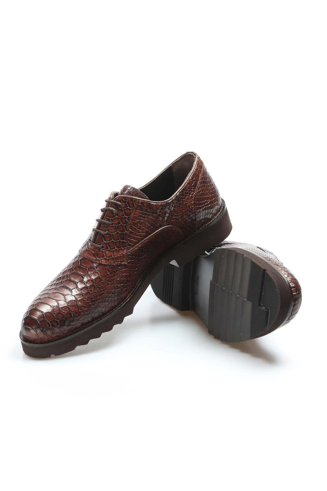 FST Genuine Leather Men's Classic Shoe 252MA6336 Tabby Snake - Kennewick