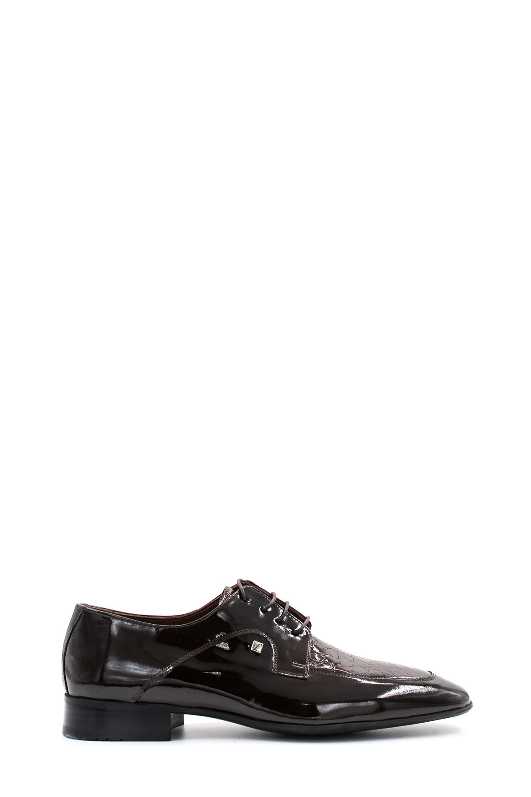 FST Genuine Leather Men's Classic Shoe 278MA2793 Brown Patent - Newton