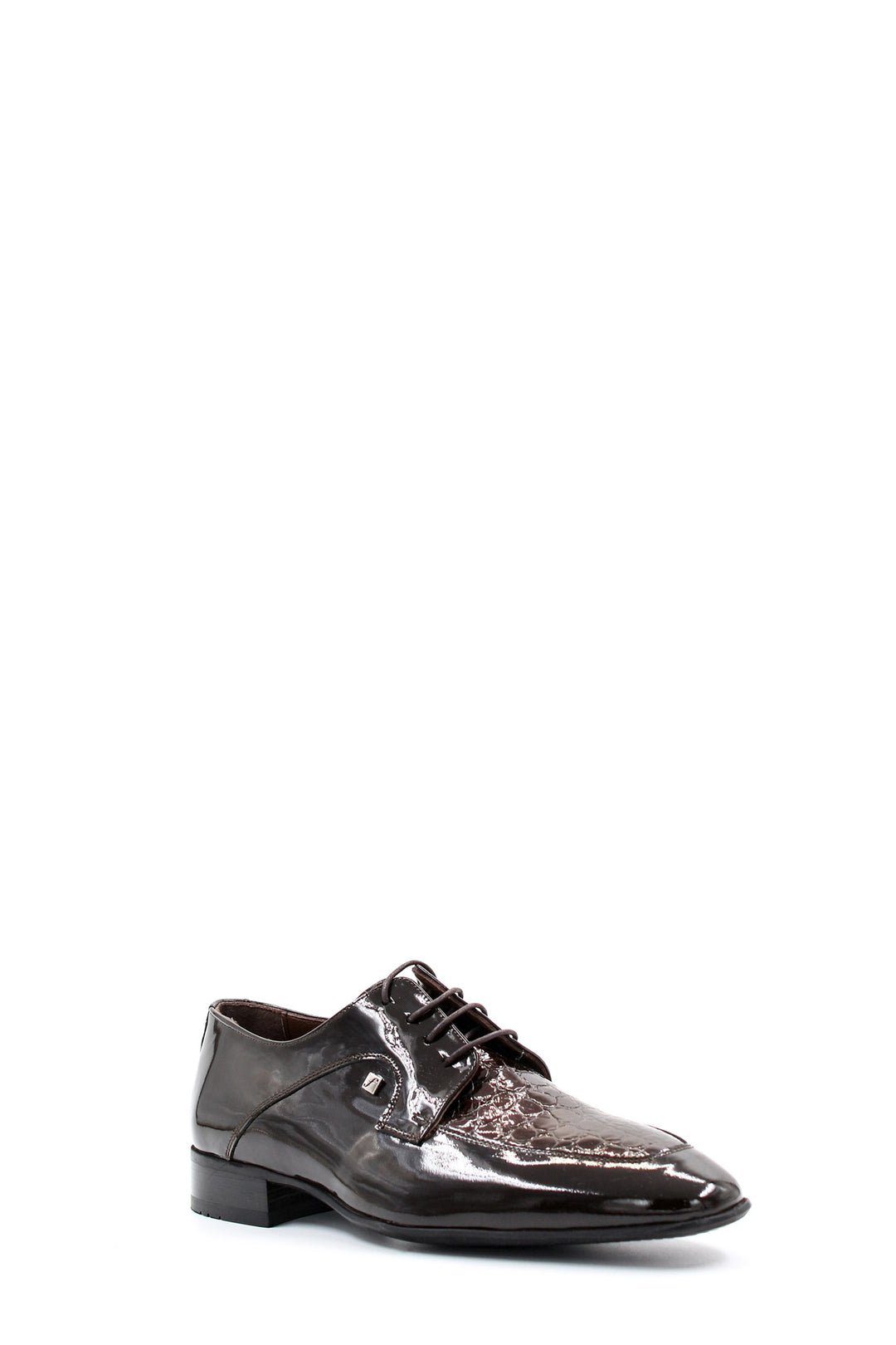 FST Genuine Leather Men's Classic Shoe 278MA2793 Brown Patent - Newton